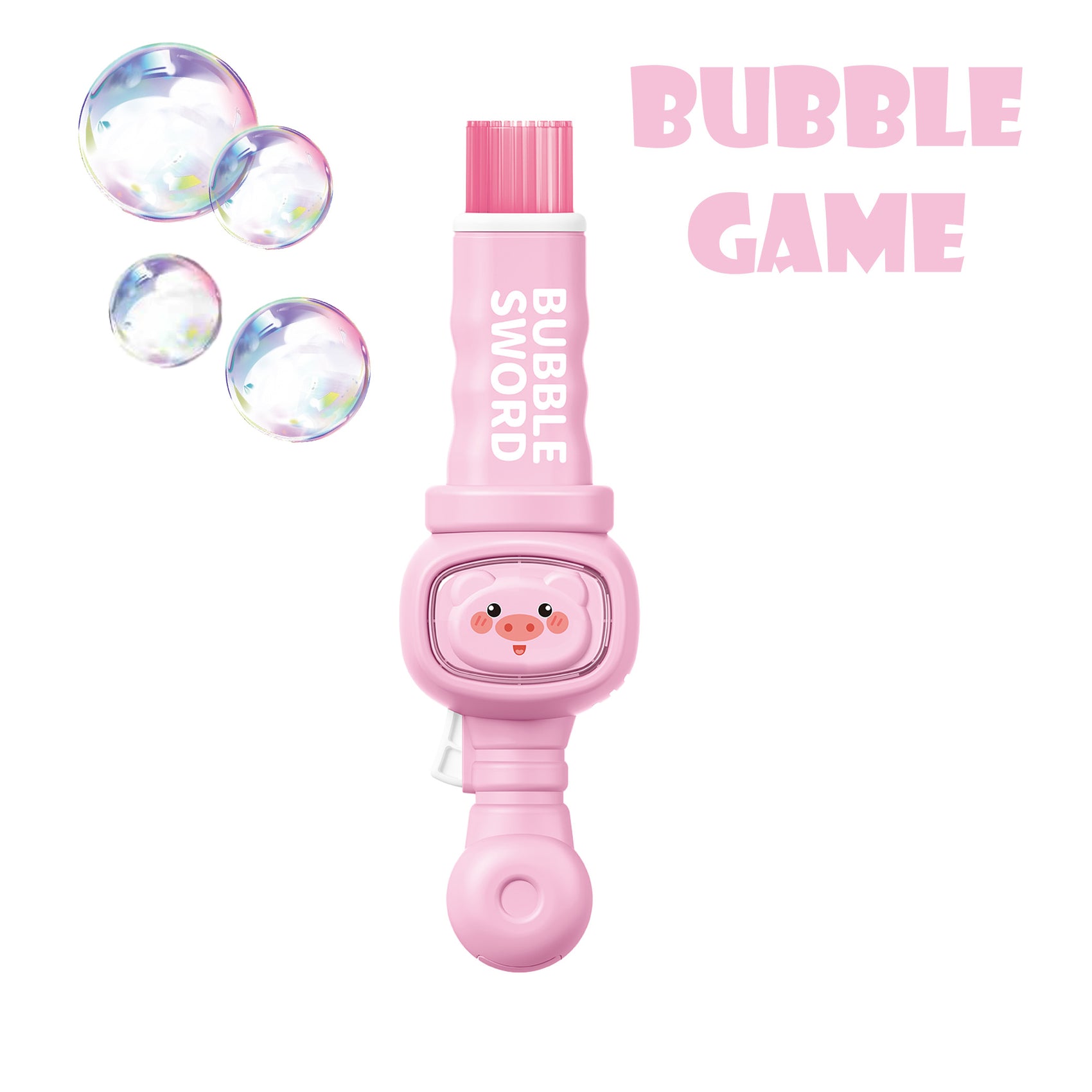 Juego de Pompas Mágicas Cerdito con Humo y Guantes