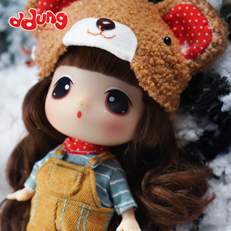 Muñeca original Ddung Doll osito kawaii Newplay - vista adicional producto