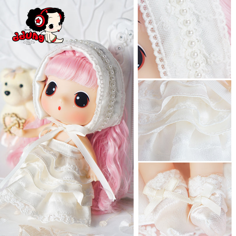 Muñeca original Ddung Doll princesa articulada Newplay - detalle ojos kawaii
