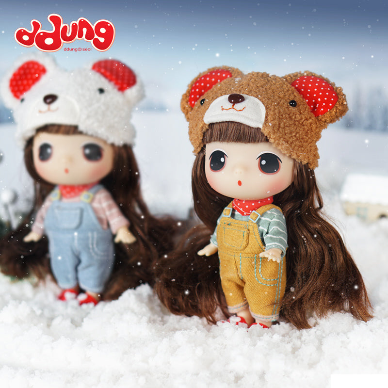 Muñeca original Ddung Doll osito articulada Newplay - muñeca coleccionable
