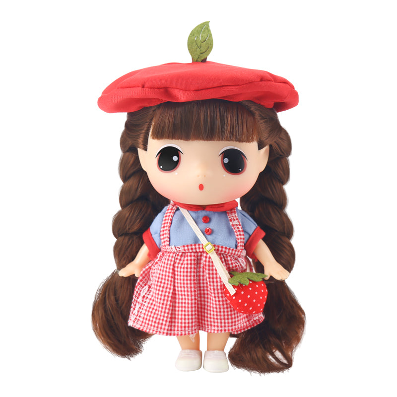 Muñeca Ddung original Doll fresa coleccionable kawaii Newplay - muñeca articulada