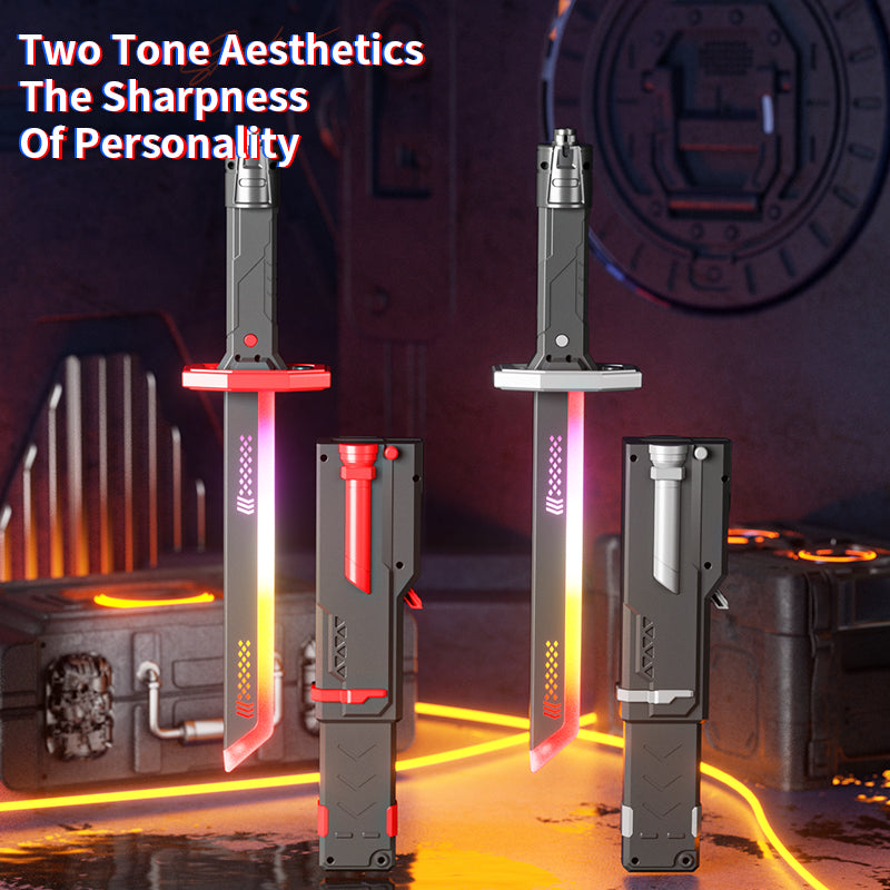 Katana de Luz LED Multicolor con Chispas Efecto de Vapor y Sonidos 45cm Longitud
