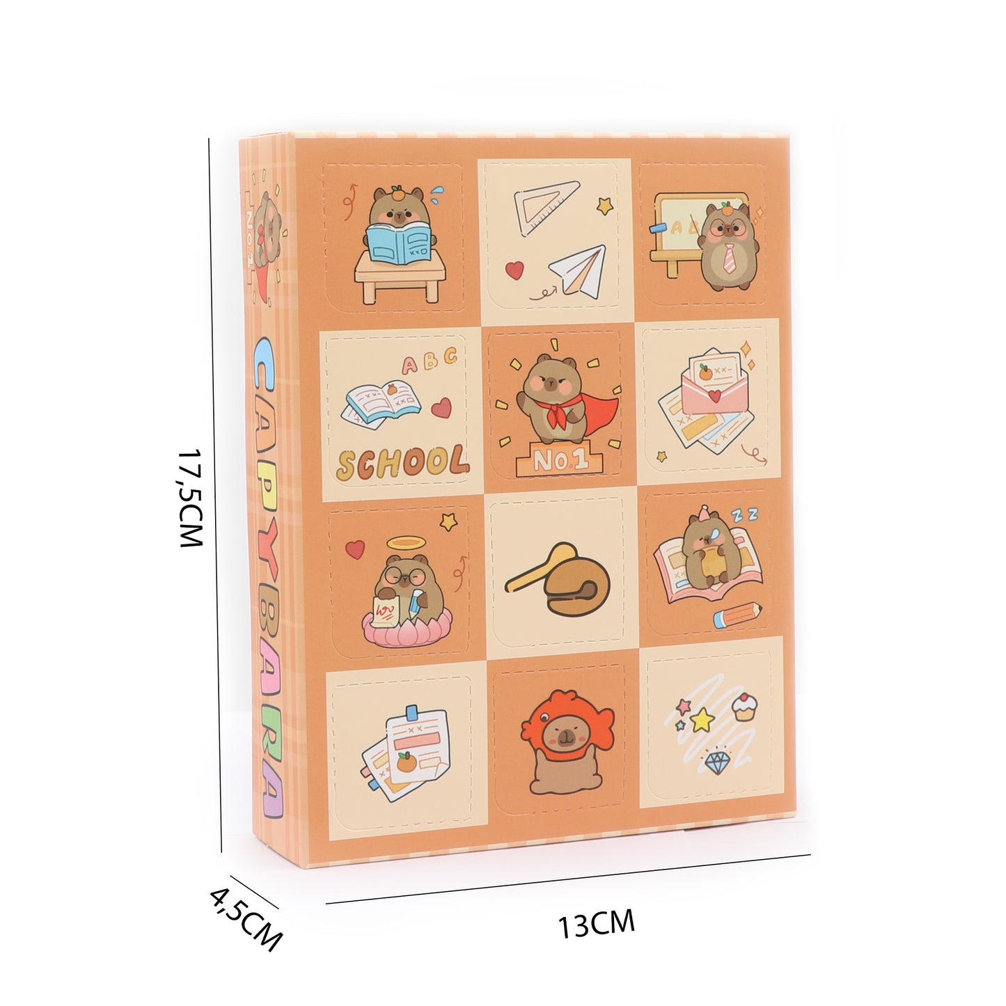 Dimensiones blind box capibaras 12 figuras Newplay - medidas calendario