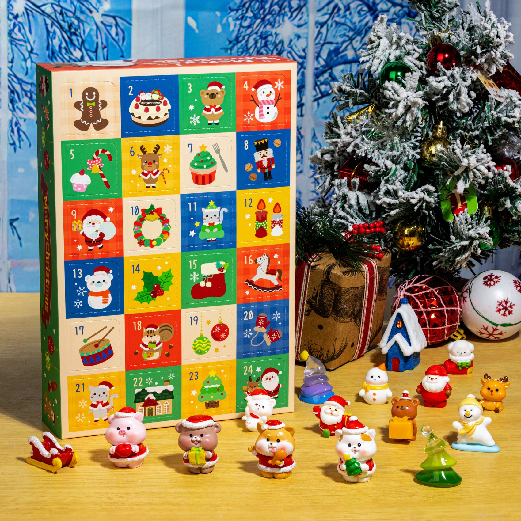 Figuras blind box Navidad 24 modelos diferentes Newplay - colección navideña