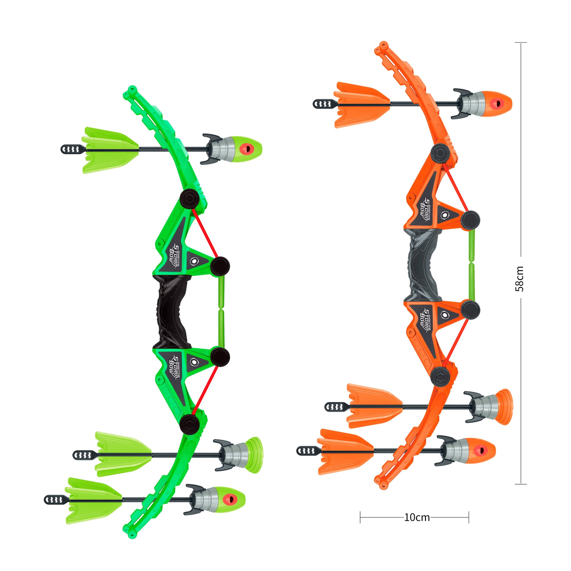 Dimensiones set tiro con arco y flechas Newplay - medidas producto