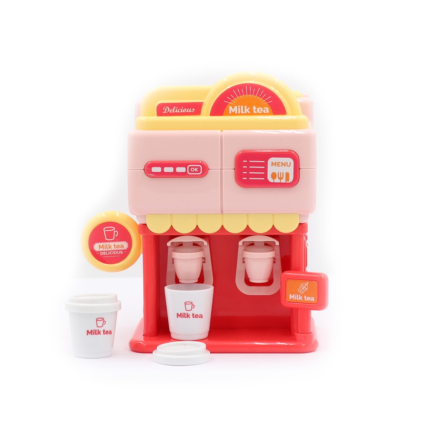 Mini dispensador bebidas juguete rosa Newplay - juguete rol