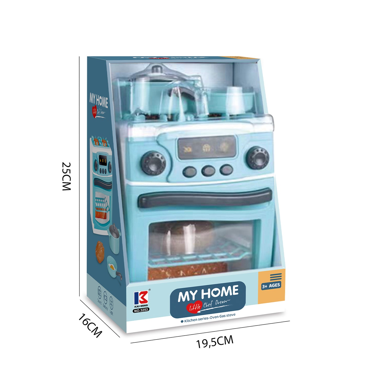 Dimensiones set cocina y horno Newplay - medidas producto