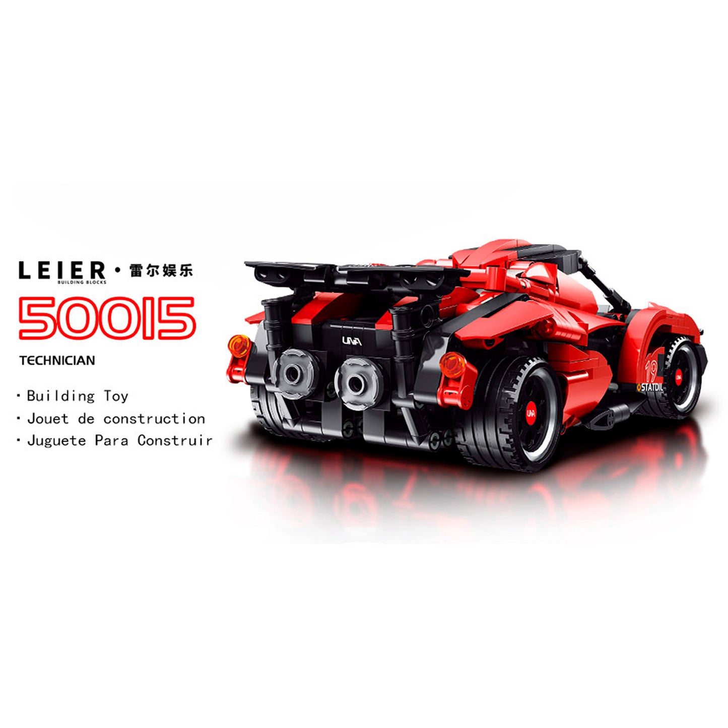 Bloques de Construcción Coche Deportivo 648 piezas