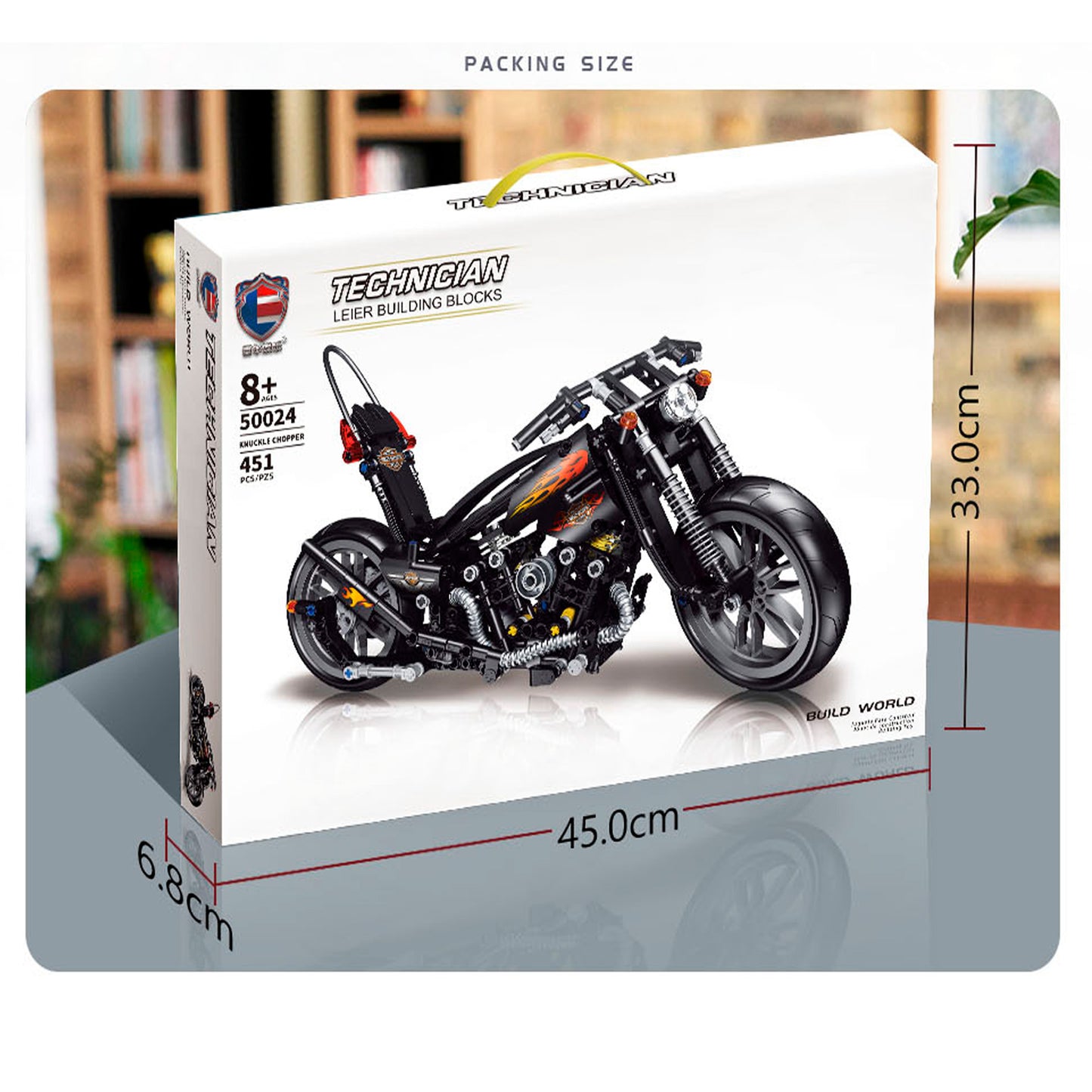Bloques de Construcción Moto Clásica Vintage 451 piezas