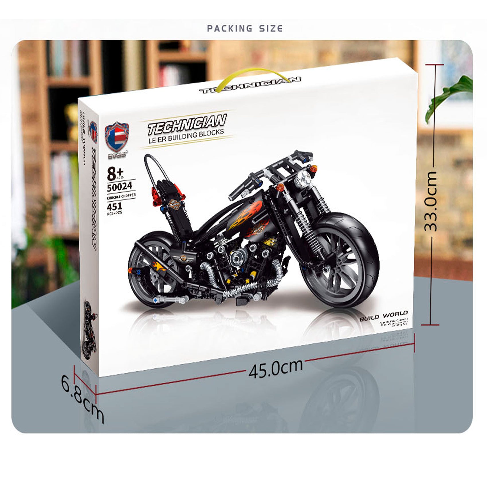 Bloques de Construcción Moto Clásica Vintage 451 piezas