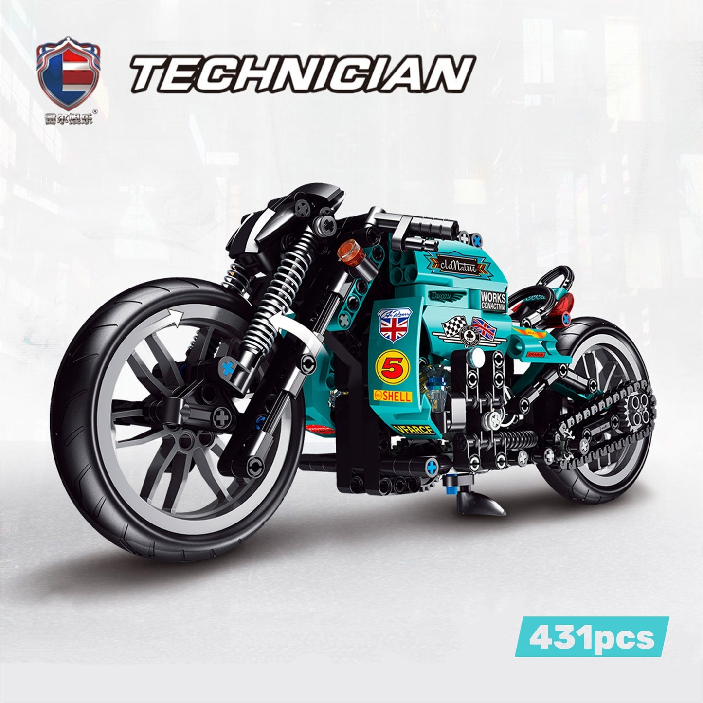 Bloques de Construcción Moto Deportiva 431 piezas