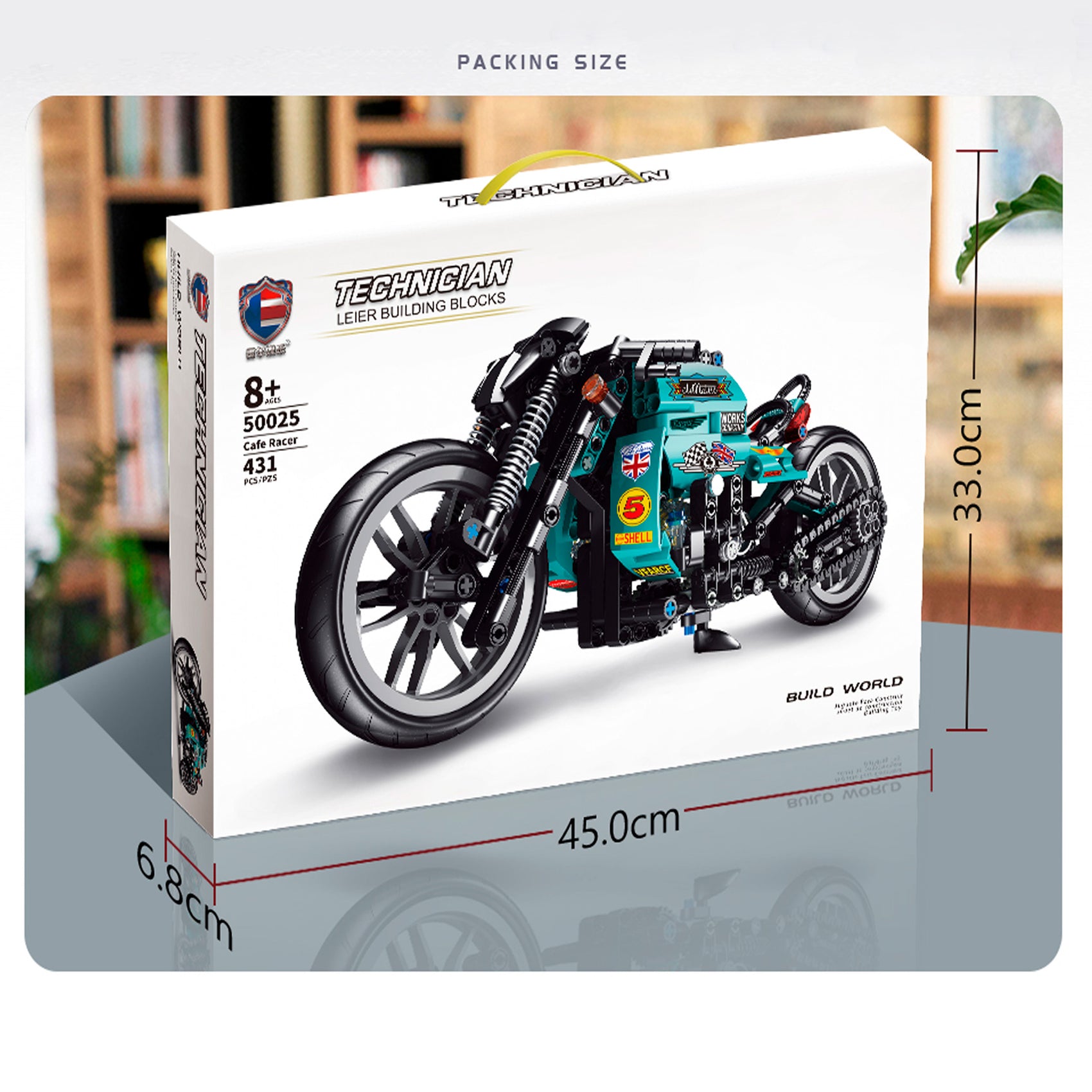 Bloques de Construcción Moto Deportiva 431 piezas