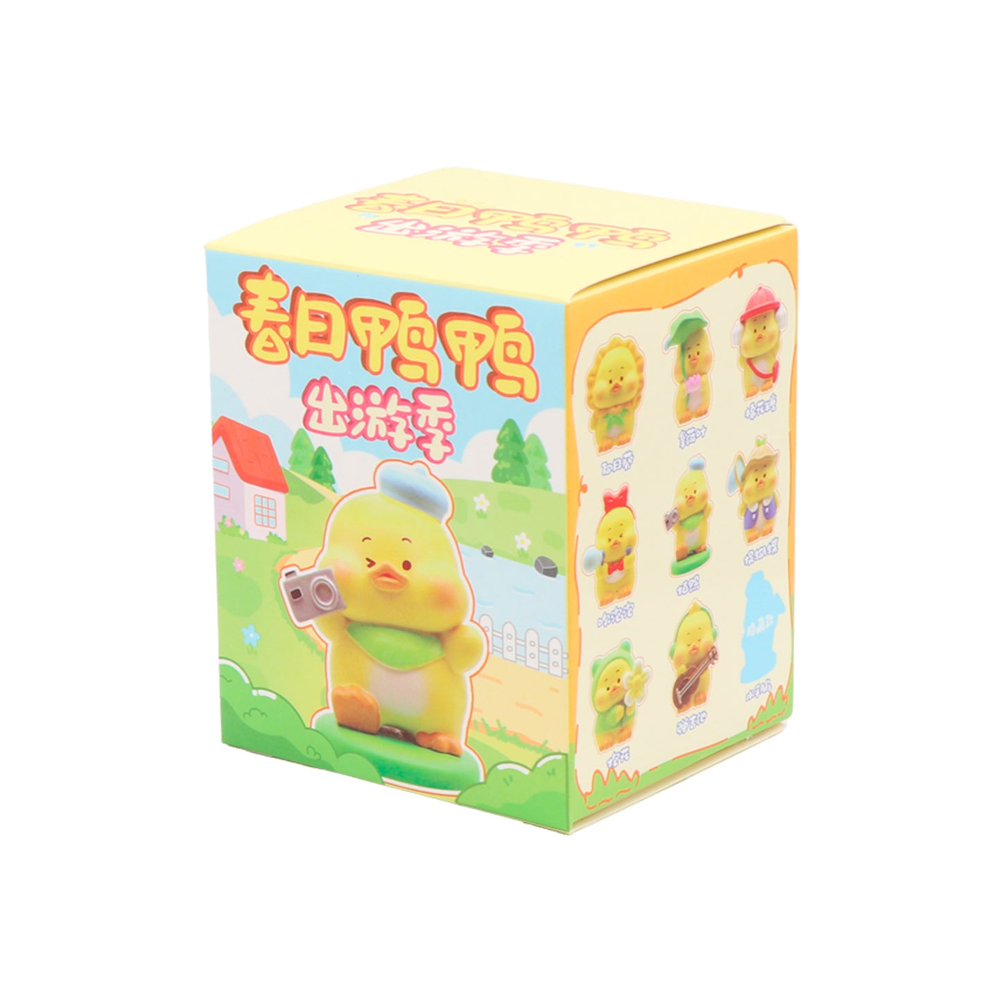 Caja blind box Patito de Vacaciones Newplay - empaque individual sorpresa