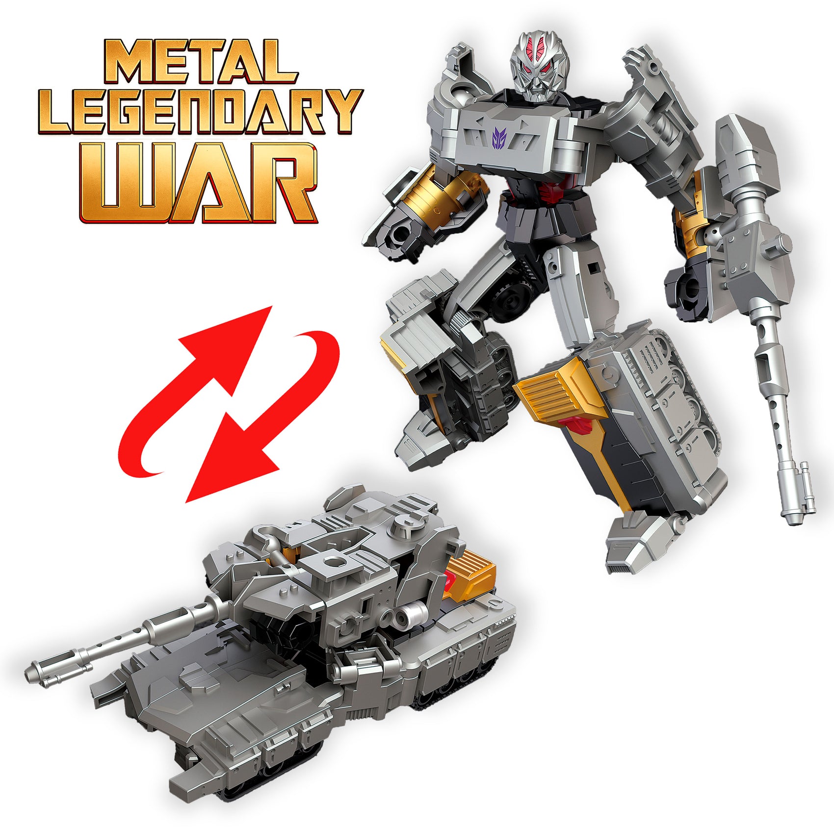 Robot transformable tanque de combate con armas Newplay - juguete 2 en 1