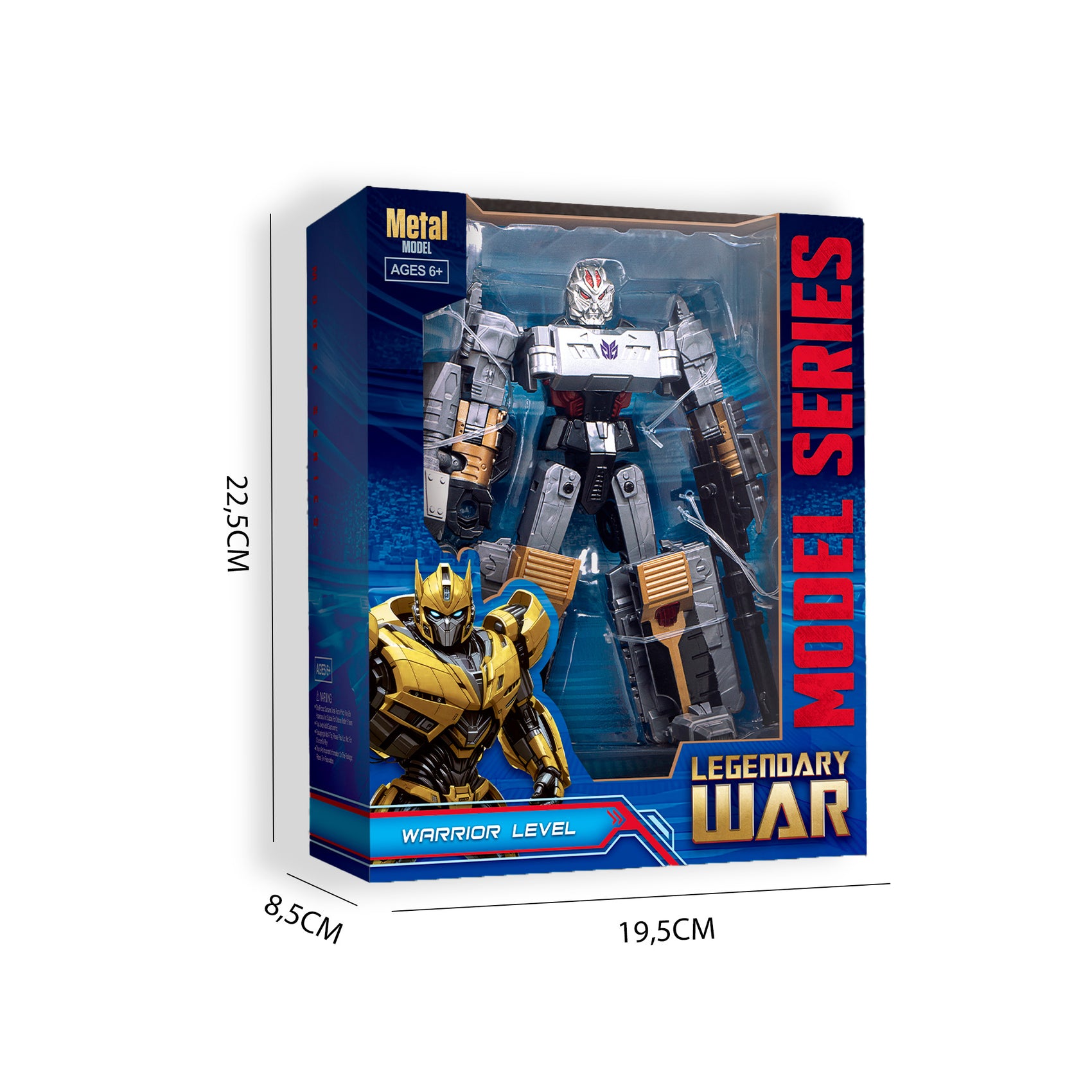 Caja robot transformable tanque de combate Newplay - empaque producto