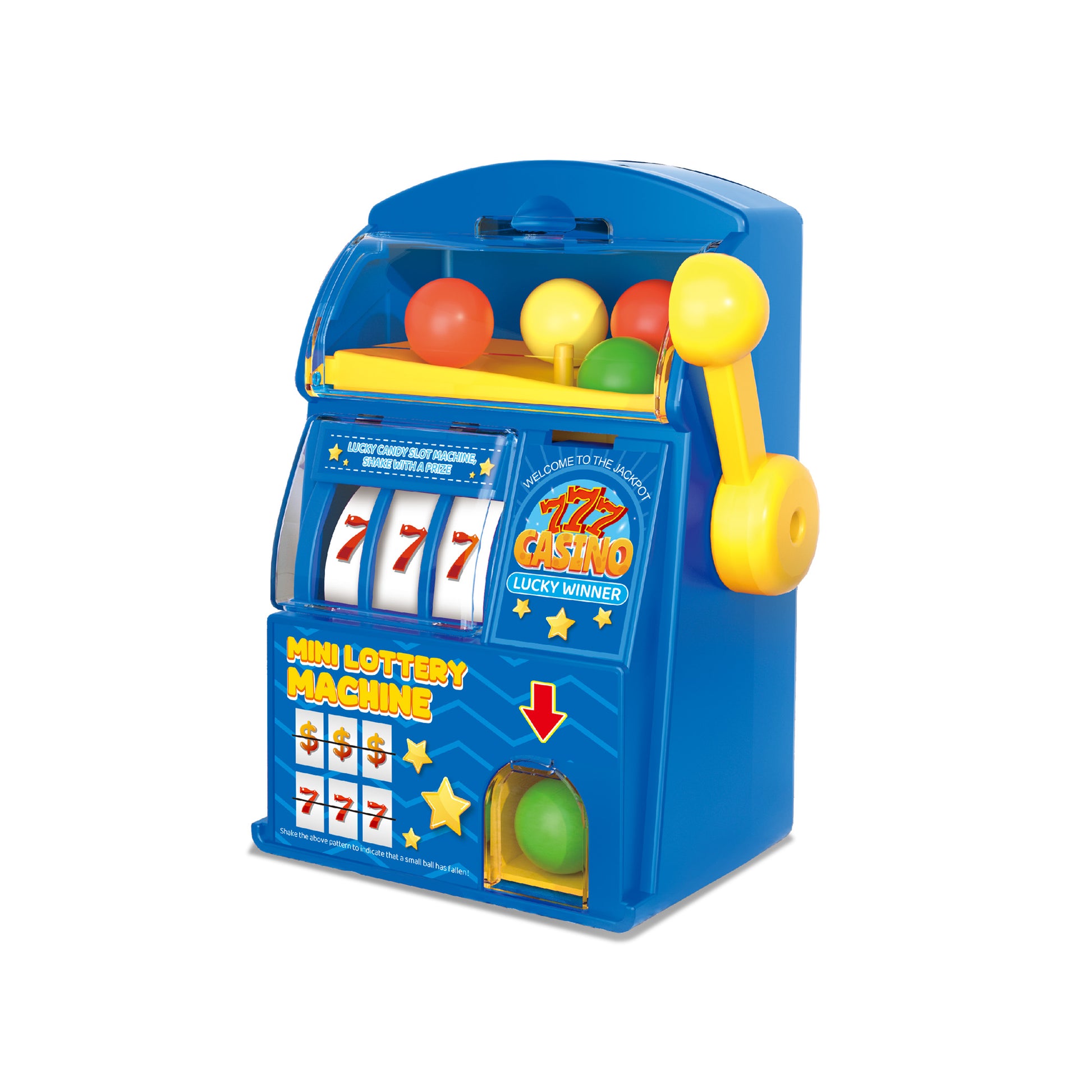 Mini máquina premios bolas roja y azul Newplay - juguete portátil